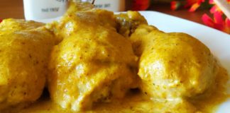 Pilons de Poulet au Curry et à la Crème WW
