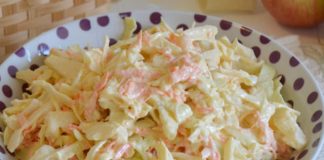 salade Coleslaw allégée au yaourt WW