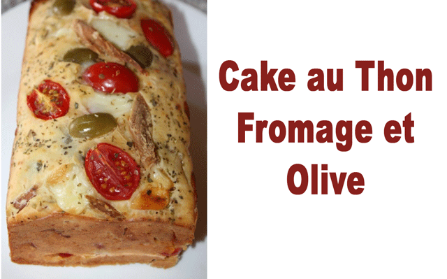 Cake au Thon Fromage Olive ww