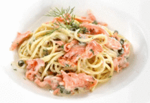 Spaghettis au Saumon Fumé WW